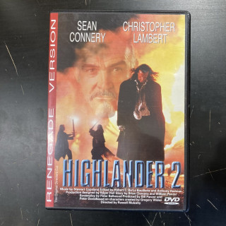 Highlander 2 (renegade version) DVD (VG+/M-) -toiminta/fantasia-